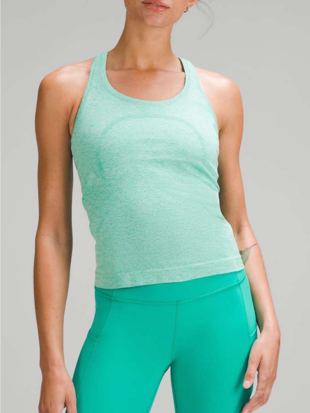 lululemon swiftly tech racerback tank 2.0 *race length- Mint/Maldives Green